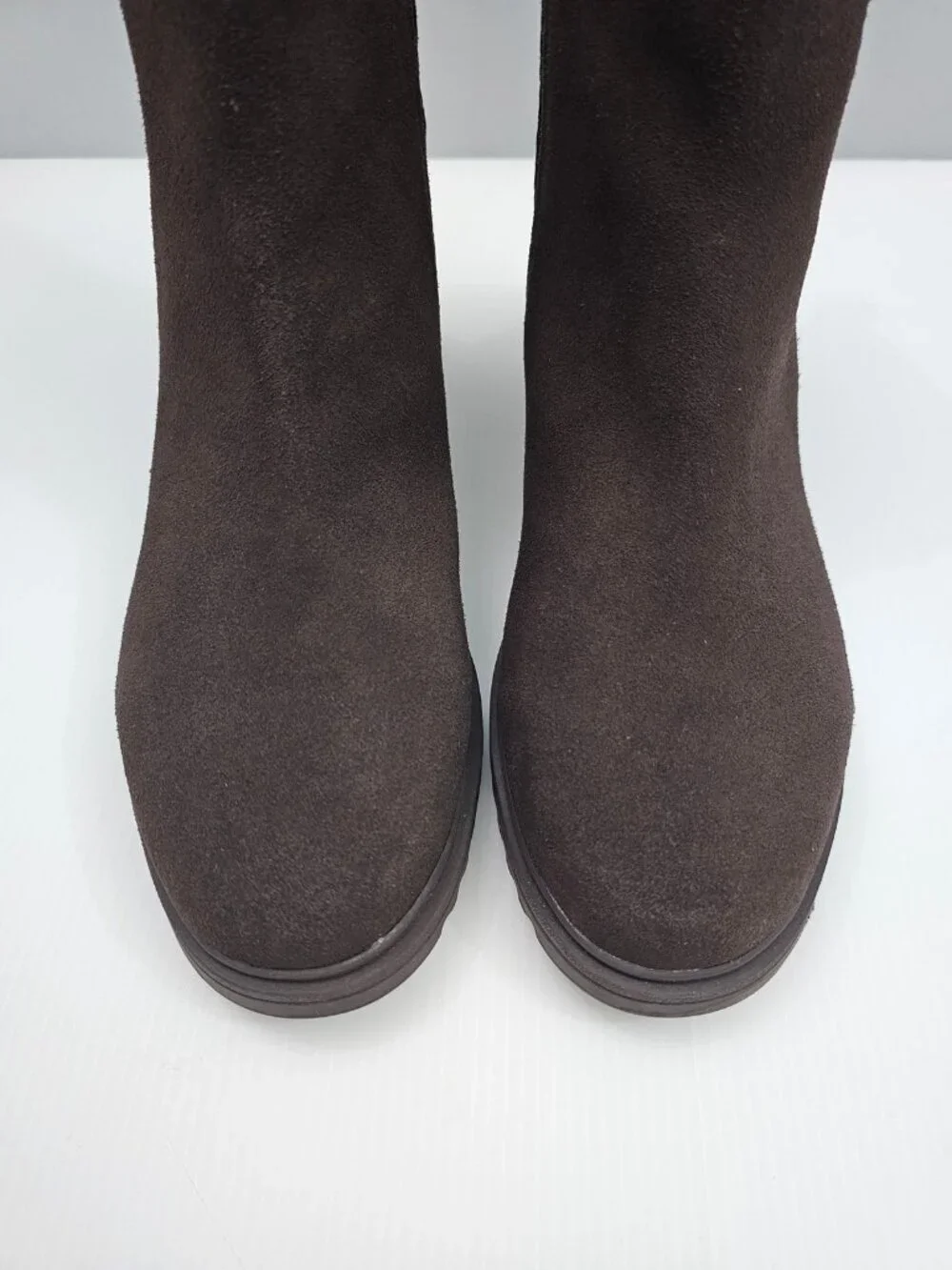 Blondo Caycie Waterproof Ankle Boot Brown Suede Chelsea Zip Fall Comfort Women 8
